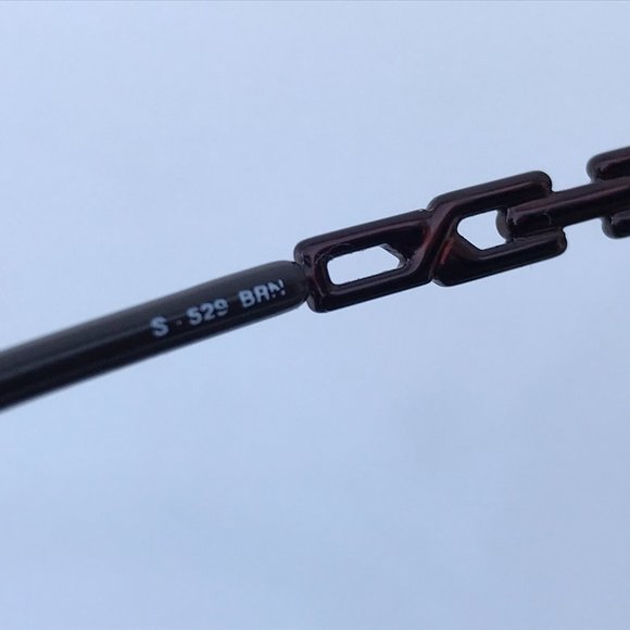 St John Sunglasses Thin Metal Bronze Gold Chain de - Picture 9 of 12